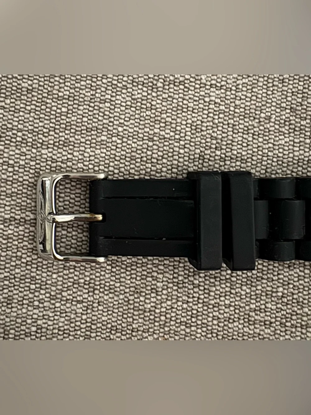 Invicta Black Dial Watch with Black Silicone Strap